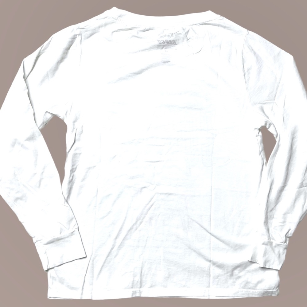 NWOT Bad Company Holy Water Long Sleeve Graphic T-Shirt White Women’s XS - Picture 3 of 8